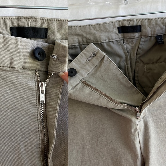 ATM Anthony Thomas Melillo Cropped Boyfriend Wide Leg Capri grey, size 6 - Picture 6 of 11